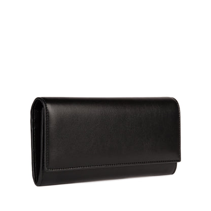 Black Continental Wallet | The Cosette
