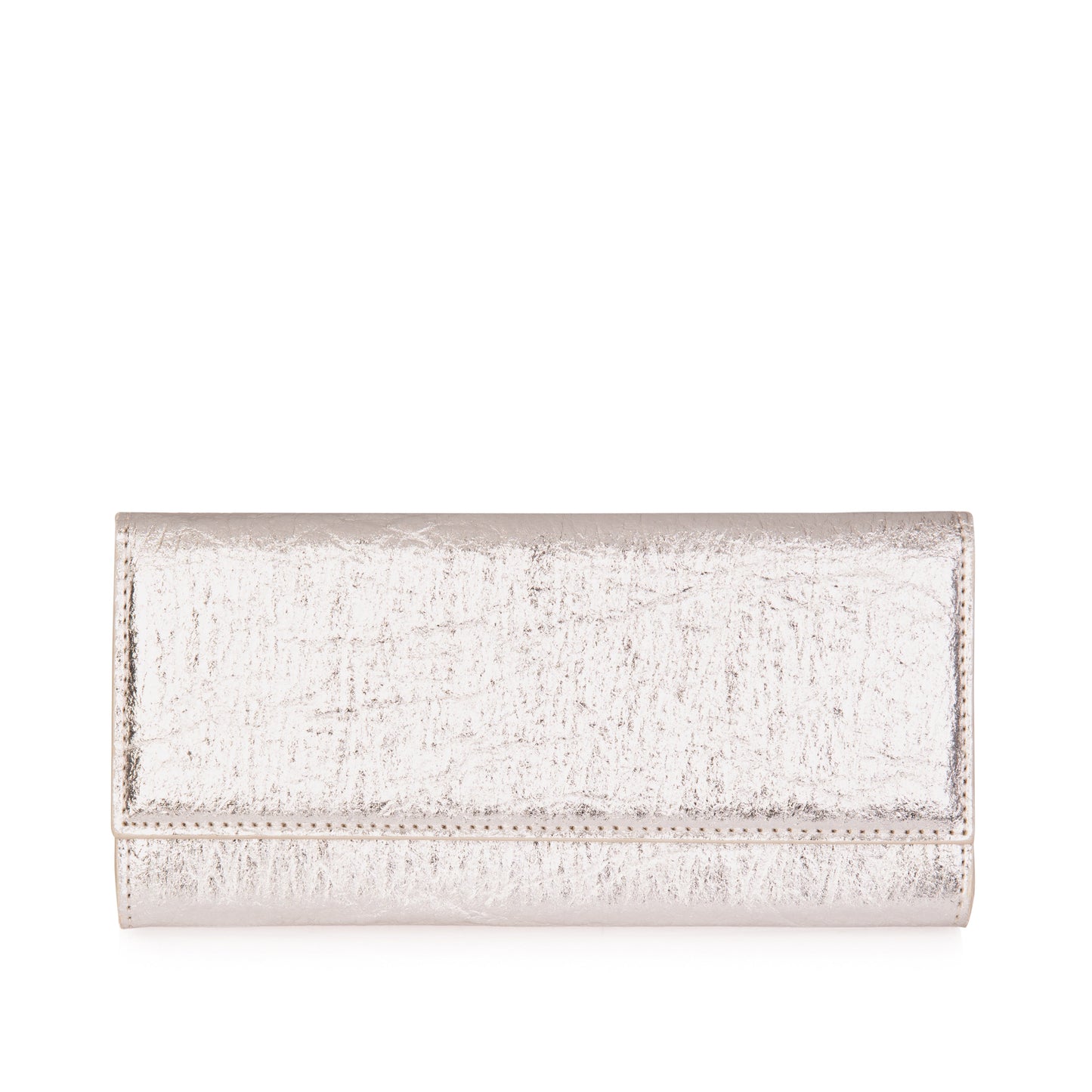 Silver Continental Wallet | The Cosette